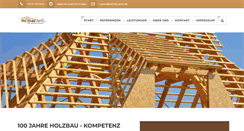 Desktop Screenshot of holzbau-jenss.de